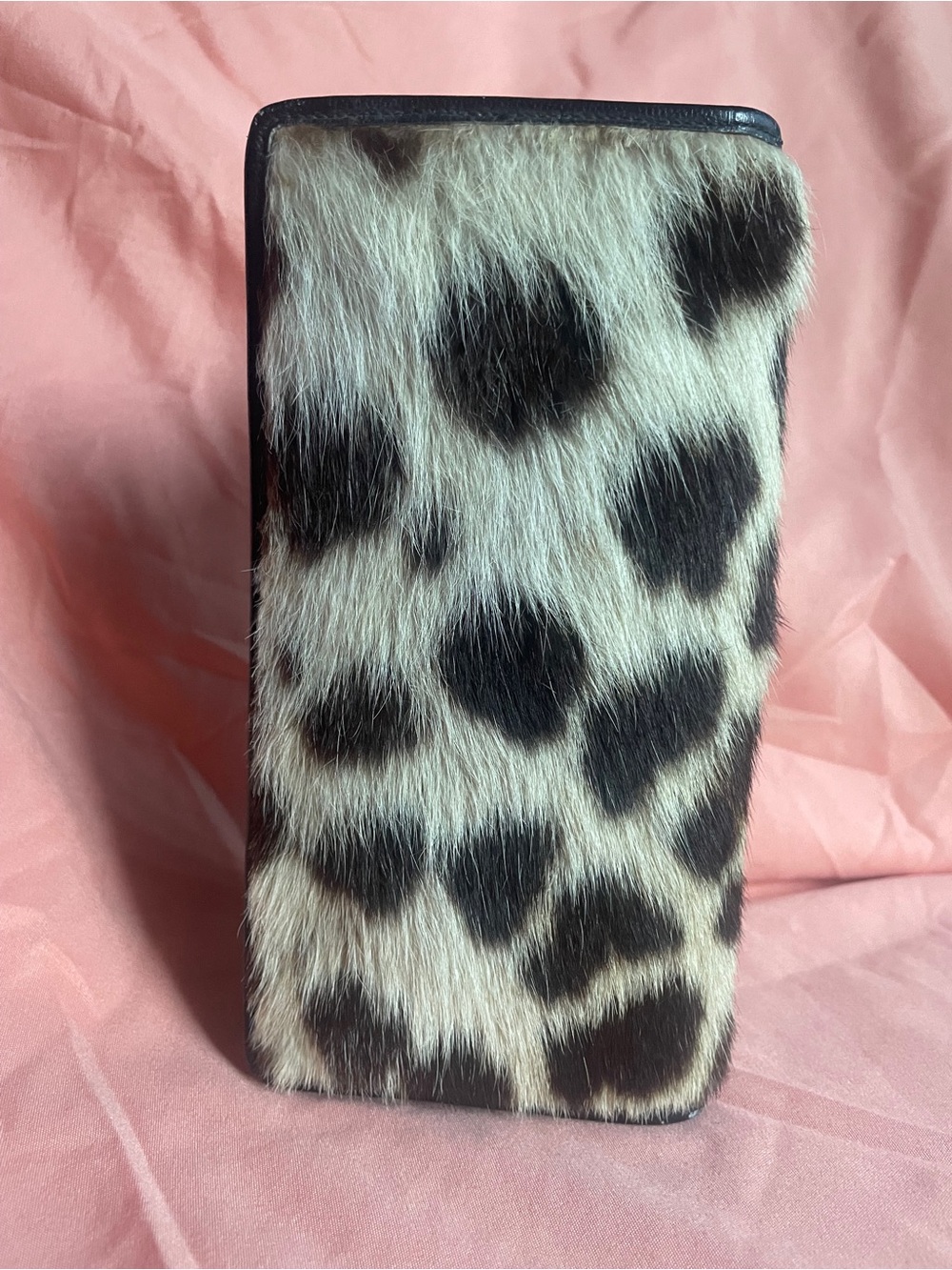 Vintage Leopard Print Genuine Spotted Fur Wallet Circa 1950’s GUC - Picture 8 of 11